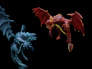 elemental dragon Model 3D
