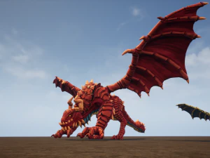 elemental dragon 3D Model