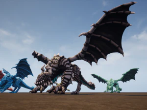 elemental dragon 3D Model