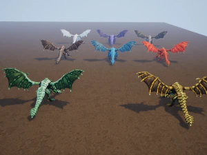 elemental dragon 3D Model