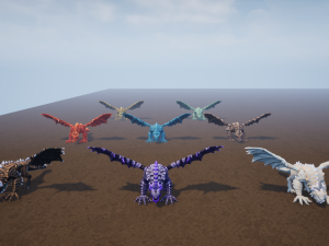 elemental dragon 3D Model