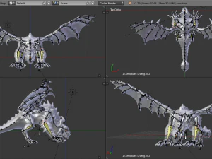 elemental dragon 3D Model
