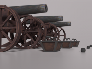 cannon 01 3D Model