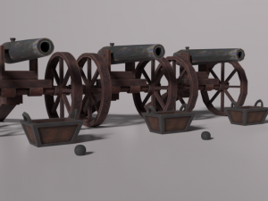 cannon 01 3D Model