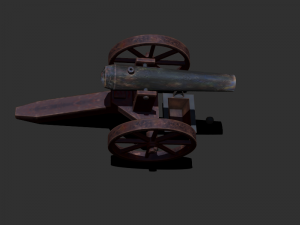 cannon 01 3D Model