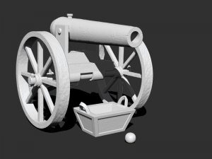 cannon 01 3D Model