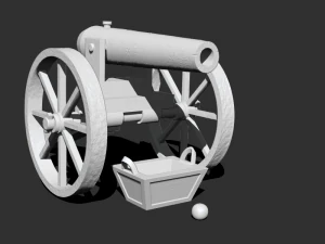 canh&atilde;o 01 Modelo 3D