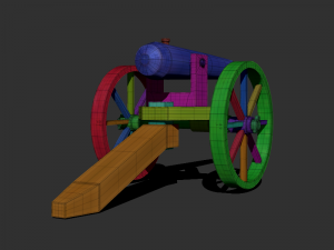 cannon 01 3D Model