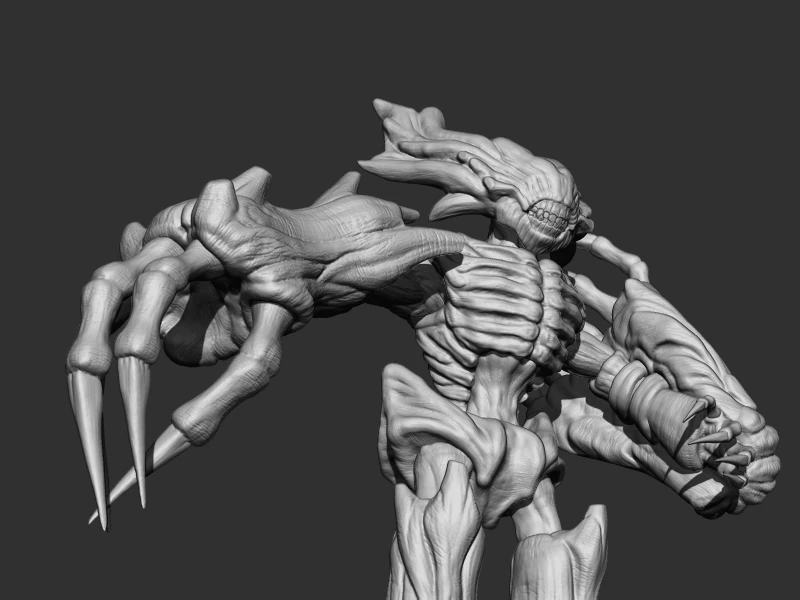 war sentinael 3D Model .c4d .max .obj .3ds .fbx .stl .blend 