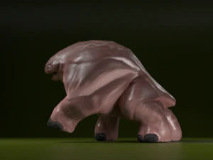 ヒポムット 3Dモデル