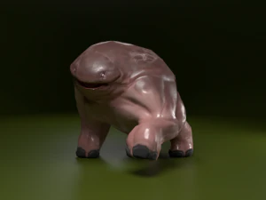 ヒポムット 3Dモデル