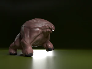 ヒポムット 3Dモデル