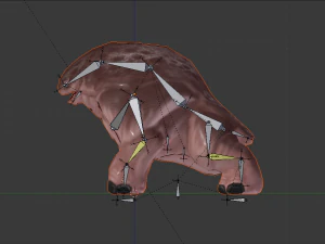 ヒポムット 3Dモデル