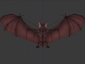 3d bat 3D Model
