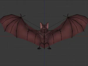 3d bat 3D Model