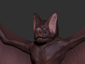 3d bat 3D Model