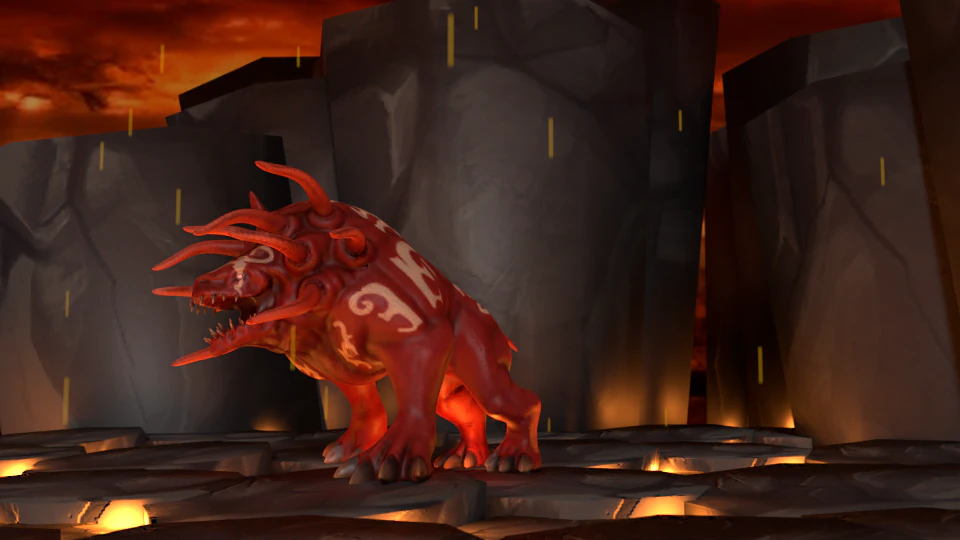 magical beast 3D Model .c4d .max .obj .3ds .fbx .stl .blend
