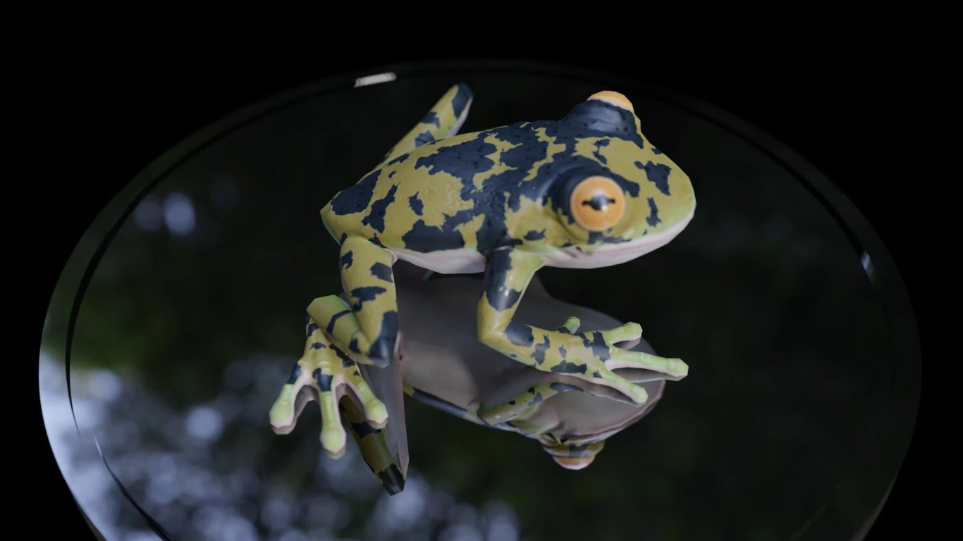 3d frog 3D Model .c4d .max .obj .3ds .fbx .stl .blend