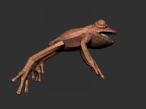 3d frog 3D Model
