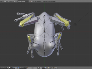 3d frog 3D Model
