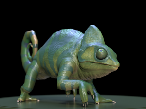 3d chameleon 3D Model