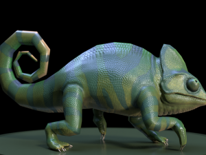 3d chameleon 3D Model