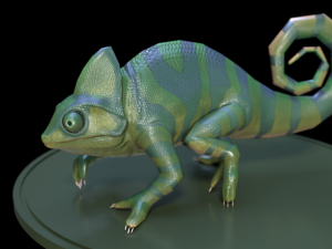 3d chameleon 3D Model
