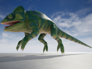 3d chameleon 3D Model