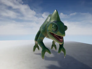 3d chameleon 3D Model