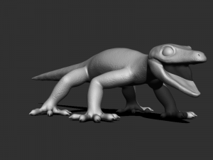3d gecko 3Dモデル