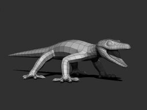 3d gecko 3Dモデル