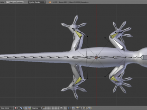 3d gecko 3Dモデル