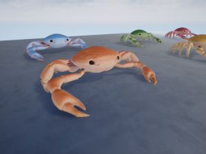 3d crab 3D 모델