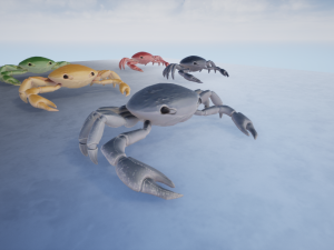 3d crab 3D 모델