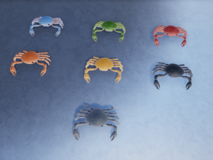 3d crab 3D 모델