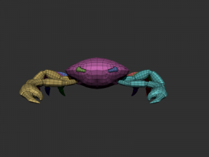 3d crab 3D 모델