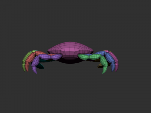 3d crab 3D 모델