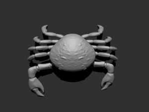 3d crab 3D 모델