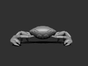 3d crab 3D 모델