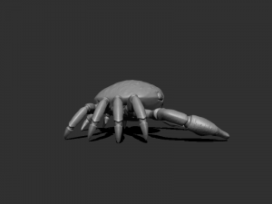 3d crab 3D 모델