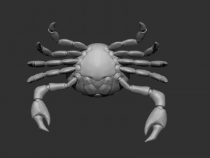 3d crab 3D 모델
