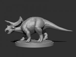 3d triceratops for printing 3D Print Model