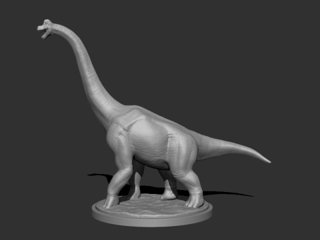 3d brachio for printing 3Dプリントモデル .c4d .max .obj .3ds .fbx .stl .blend 