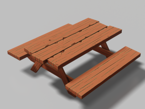 table set 02 Model 3D