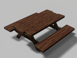 table set 02 Model 3D