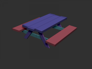 table set 02 Model 3D