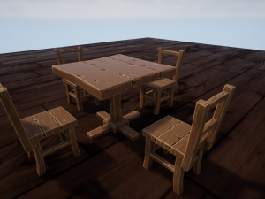table set 03 3D 模型