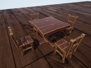 table set 03 3D 模型