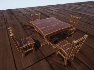 table set 03 3D Model
