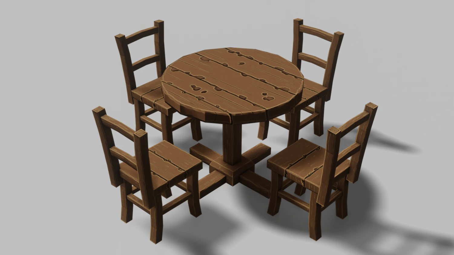 conjunto de mesa 04 Modelo 3D .c4d .max .obj .3ds .fbx .stl .blend 